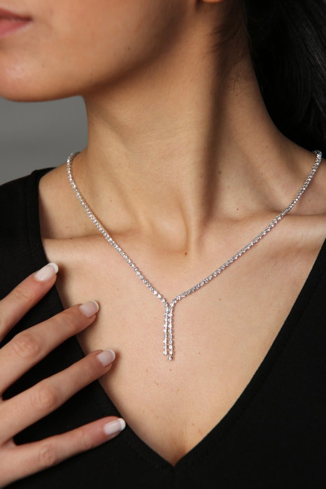 Heliophilia Silver Conjunto de Collar y Pendientes Plateado CSET9517 Heliophilia Silver Conjunto de Collar y Pendientes Plateado CSET9517